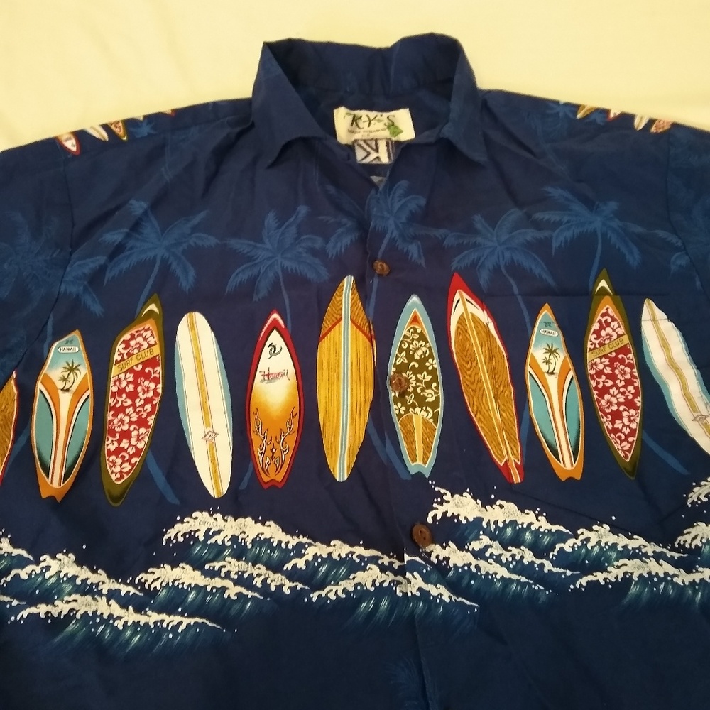 KY'S Made In Hawaii Button Up - Picture 4 of 5